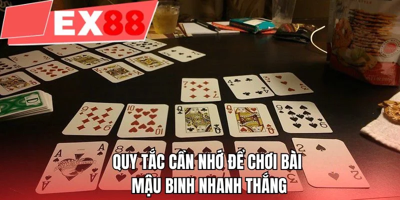 Quy tắc cần nhớ để chơi bài mậu binh nhanh thắng 